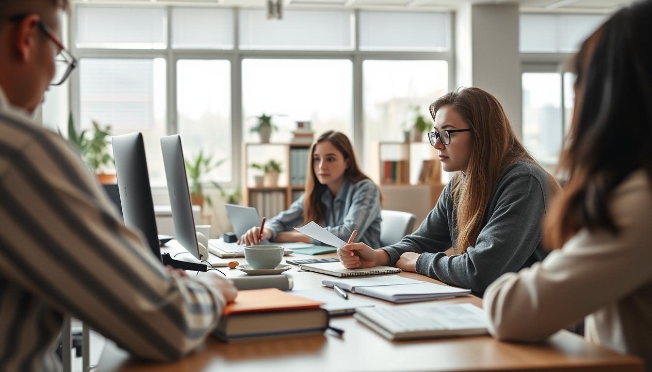 University campus and academic environment in Amsterdam